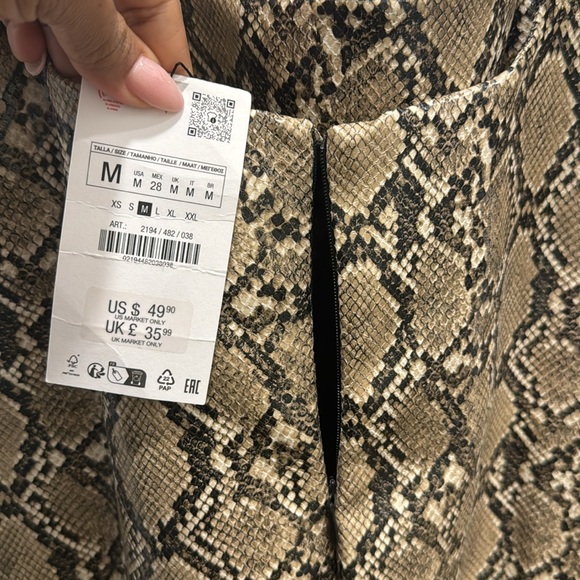 Snake skin print dress - Picture 2 of 4